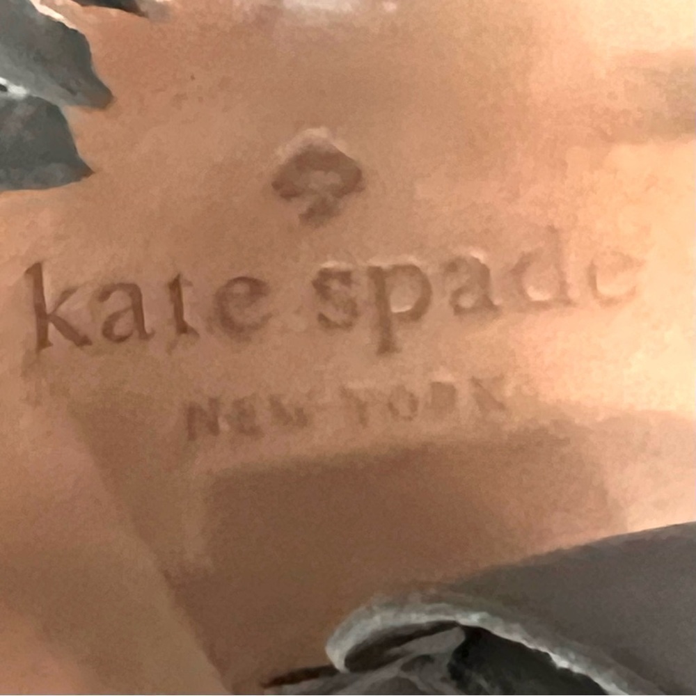 Kate Spade Alex Taupe Suede Fringe Sandals Women’s 9 - Picture 12 of 12